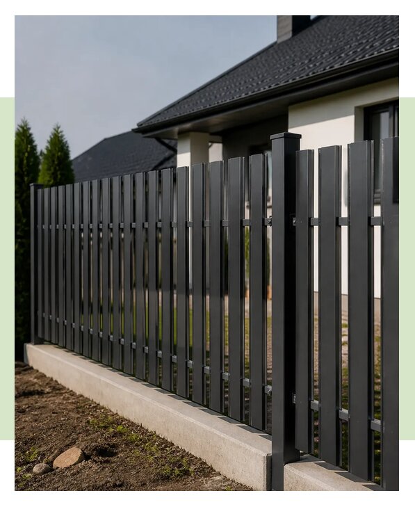 Установка забора из евроштакетника в Барнауле по цене от 3237 р. | ЗаборЭксеперт-Брн